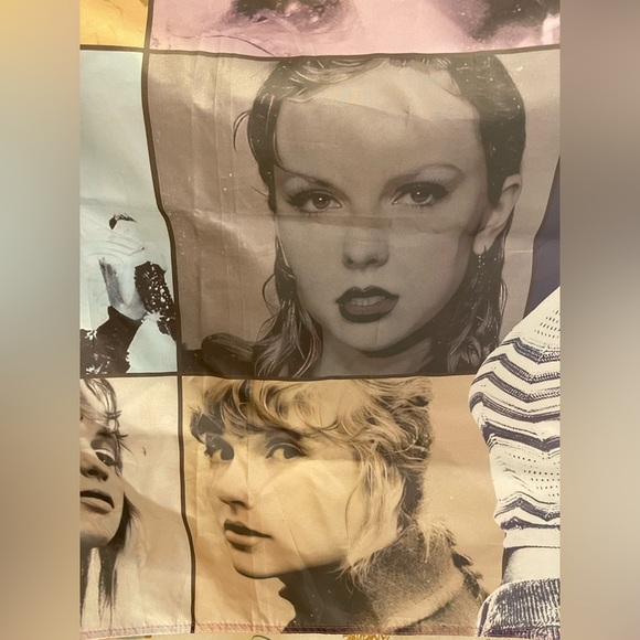 Taylor Swift Cloth Tapestry Flag Large Eras Pop Artist Kansas City Chiefs Queen - Picture 4 of 9